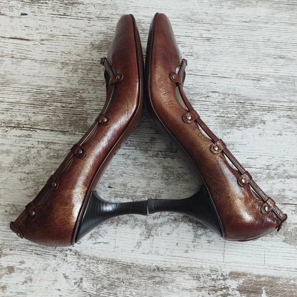 🟦NWOT Kenneth Cole NY Italian Leather Heels - Picture 6 of 13